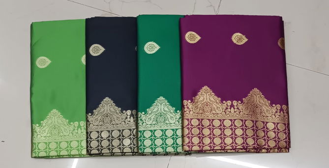 TB By Ritika Boderless Soft Lichi Kanchipuram Saree Catalog